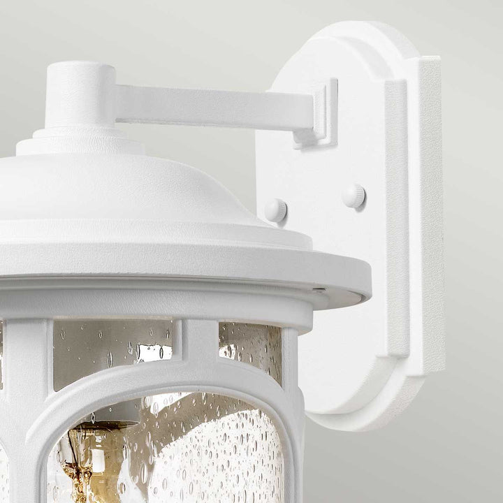 Norlys Marblehead 1 Light Medium Wall Lantern QZ-MARBLEHEAD-M-WHT White