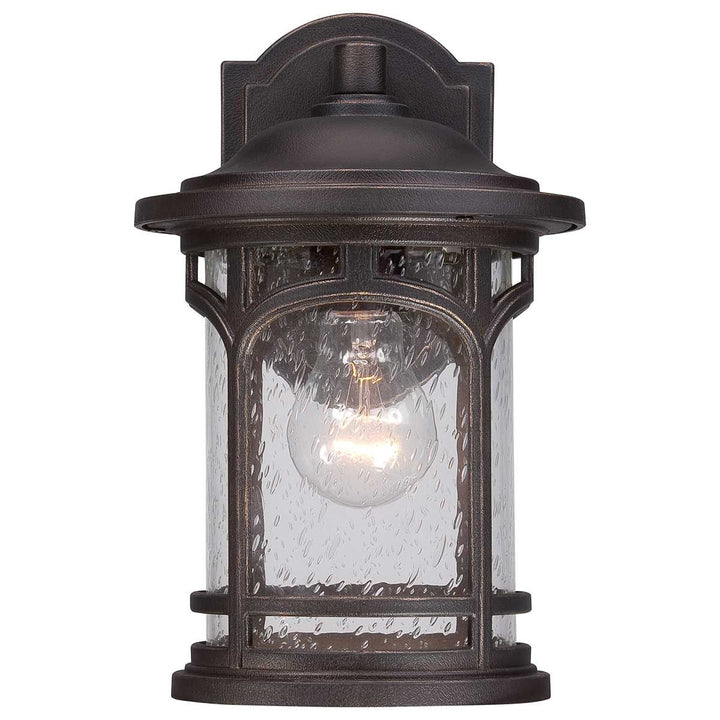 Norlys Marblehead 1 Light Small Wall Lantern QZ-MARBLEHEAD2-S Palladian Bronze