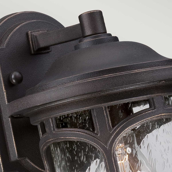 Norlys Marblehead 1 Light Small Wall Lantern QZ-MARBLEHEAD2-S Palladian Bronze