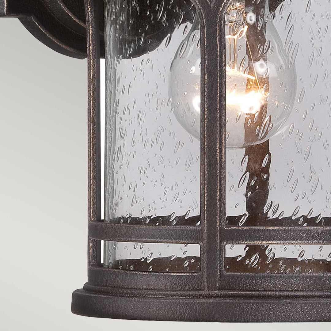 Norlys Marblehead 1 Light Small Wall Lantern QZ-MARBLEHEAD2-S Palladian Bronze