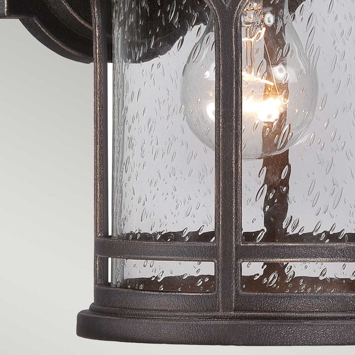 Norlys Marblehead 1 Light Small Wall Lantern QZ-MARBLEHEAD2-S Palladian Bronze