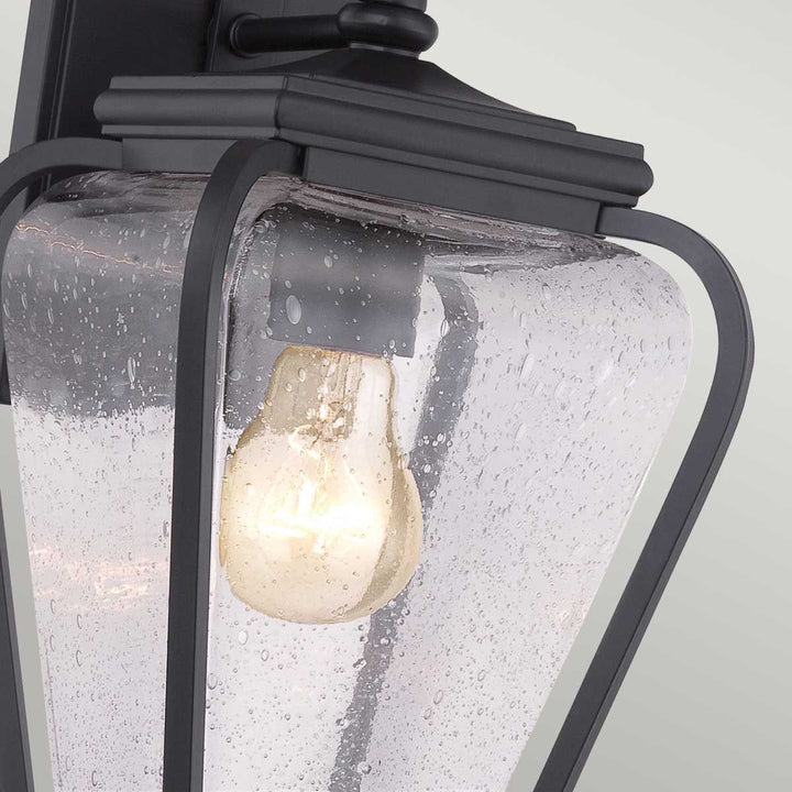 Norlys Province 1 Light Wall Lantern QZ-PROVINCE2-S Mystic Black