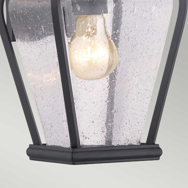 Norlys Province 1 Light Wall Lantern QZ-PROVINCE2-S Mystic Black