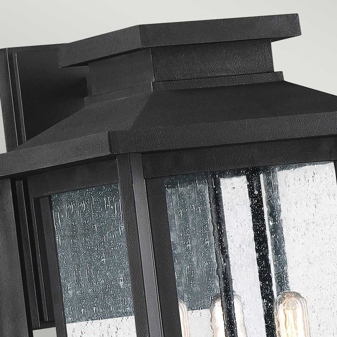 Norlys Wakefield 3 Wall Lantern - Large QZ-WAKEFIELD-L-TBK Earth Black