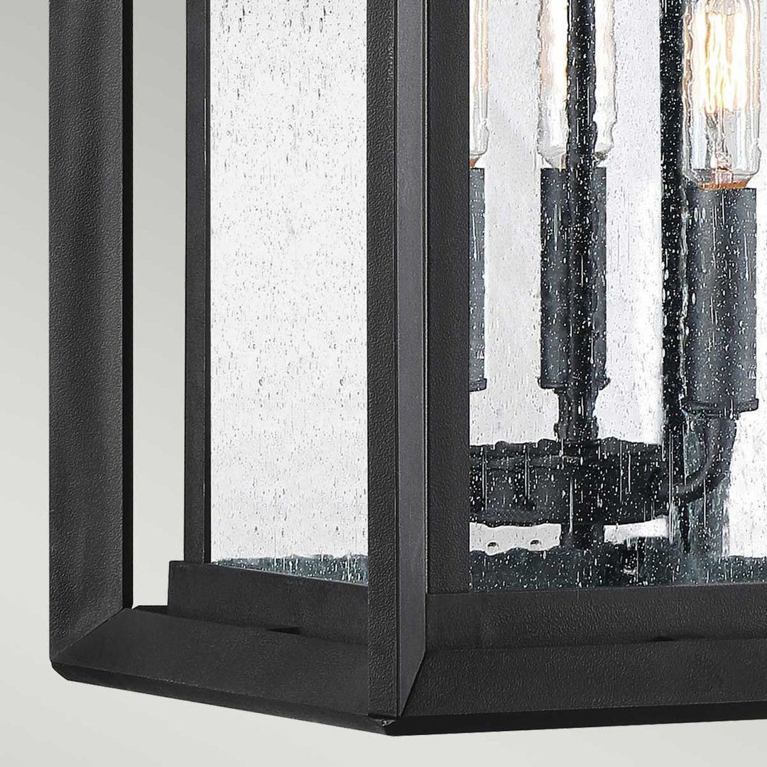 Norlys Wakefield 3 Wall Lantern - Large QZ-WAKEFIELD-L-TBK Earth Black