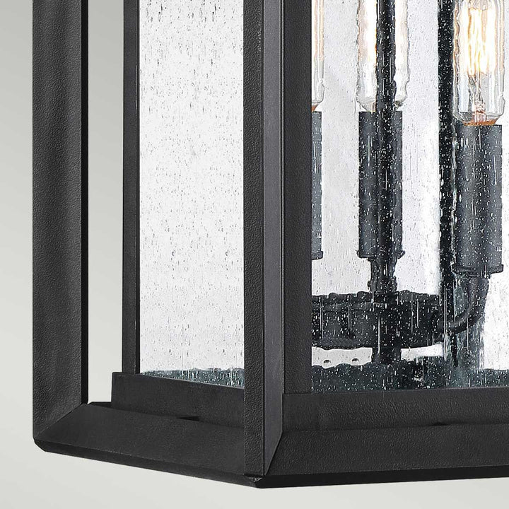 Norlys Wakefield 3 Wall Lantern - Large QZ-WAKEFIELD-L-TBK Earth Black