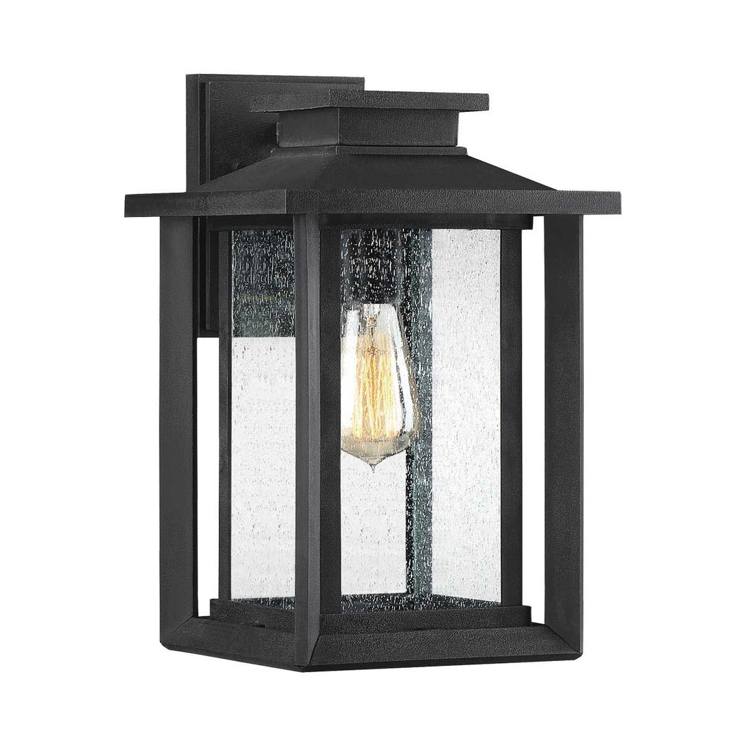 Norlys Wakefield 1 Wall Lantern - Medium QZ-WAKEFIELD-M-TBK Earth Black