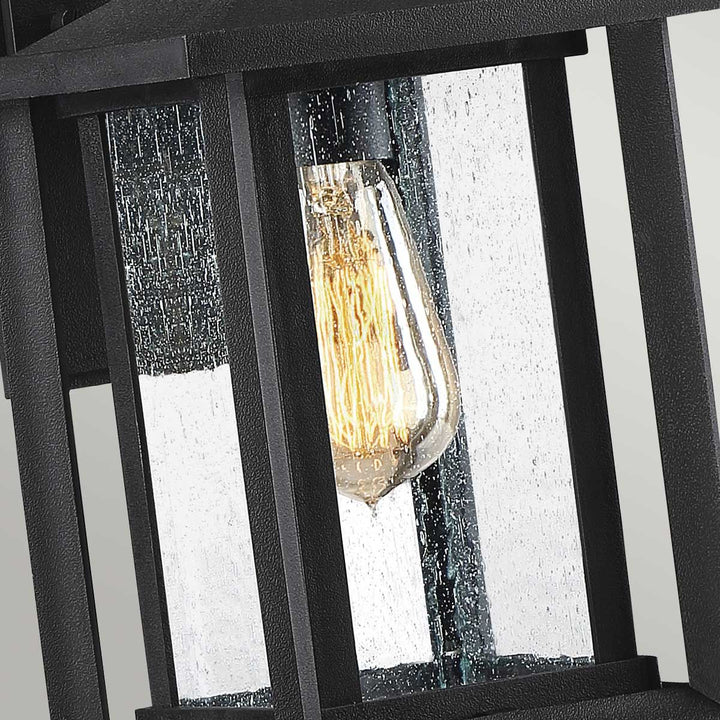 Norlys Wakefield 1 Wall Lantern - Small QZ-WAKEFIELD-S-TBK Earth Black