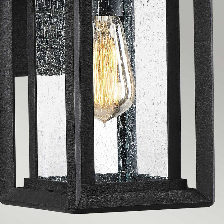 Norlys Wakefield 1 Wall Lantern - Small QZ-WAKEFIELD-S-TBK Earth Black