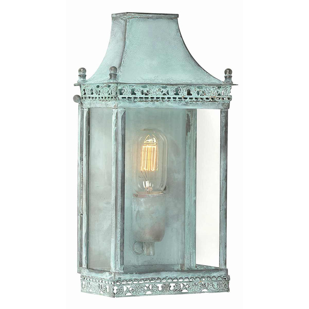Norlys Regents Park 1 Light Wall Lantern - Verdigris REGENTS-PARK-V Verdigris