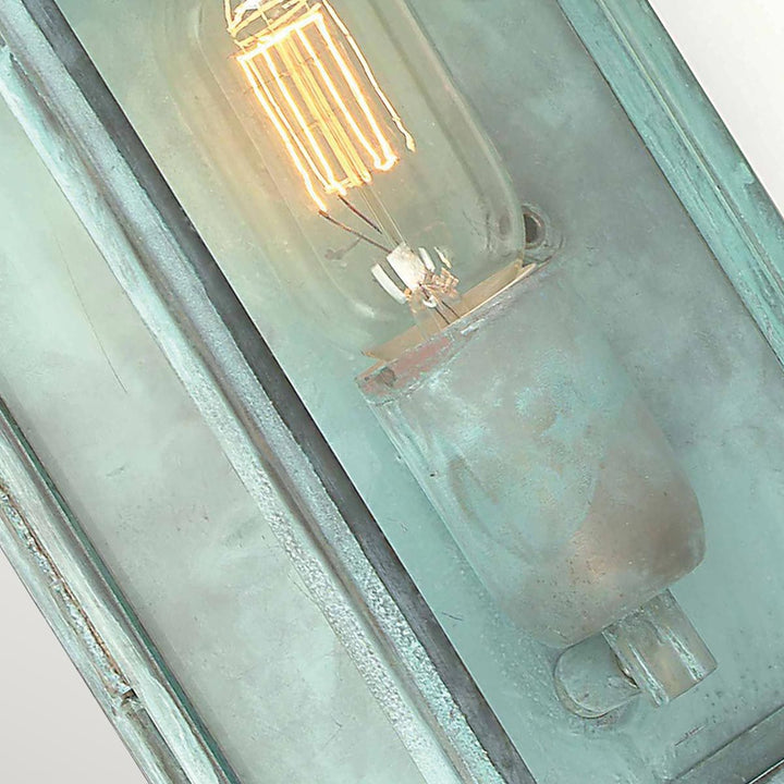 Norlys Regents Park 1 Light Wall Lantern - Verdigris REGENTS-PARK-V Verdigris