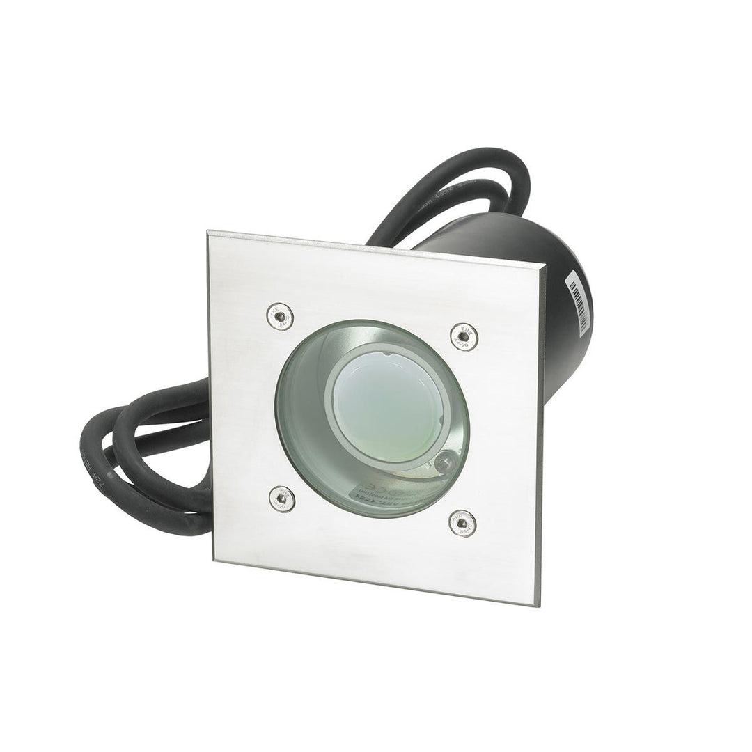 Elstead Lighting Rena Square 1 Light Inground Light Stainless Steel    RENA-SQUARE-SS Stainless Steel