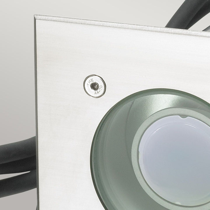 Elstead Lighting Rena Square 1 Light Inground Light Stainless Steel    RENA-SQUARE-SS Stainless Steel