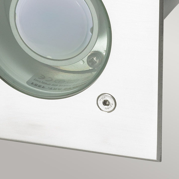 Elstead Lighting Rena Square 1 Light Inground Light Stainless Steel    RENA-SQUARE-SS Stainless Steel