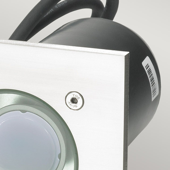Elstead Lighting Rena Square 1 Light Inground Light Stainless Steel    RENA-SQUARE-SS Stainless Steel