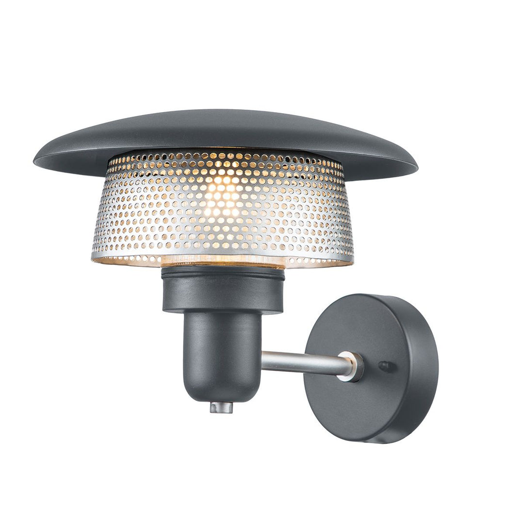 Norlys Saturne 1 Light Wall Lantern SATURNE Grey
