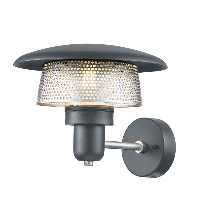 Norlys Saturne 1 Light Wall Lantern SATURNE Grey