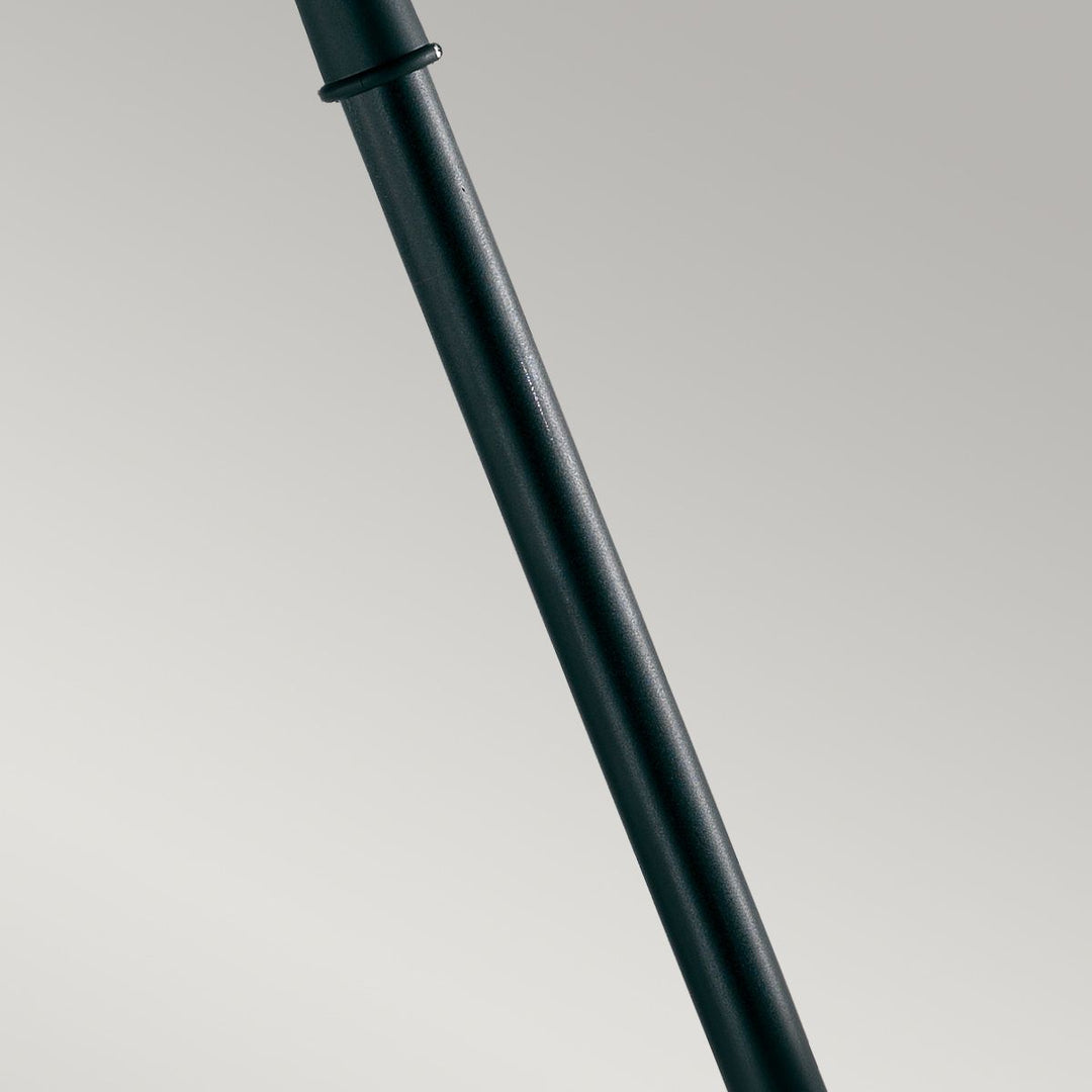 Norlys Shannon 1 Light Pillar  SHANNON-PILLAR Black