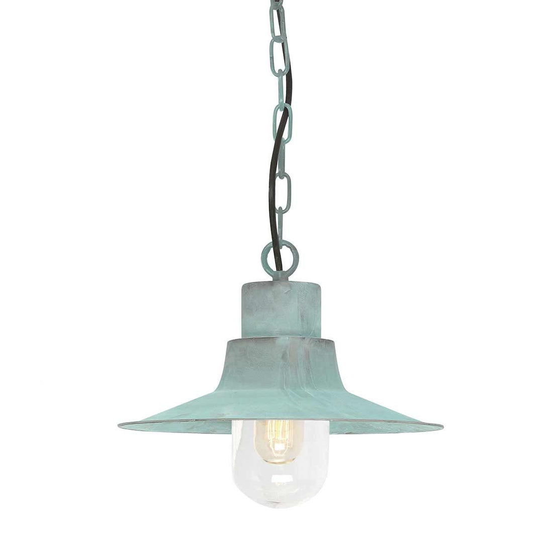 Norlys Sheldon 1 Light Chain Lantern SHELDON-CH-V Verdigris