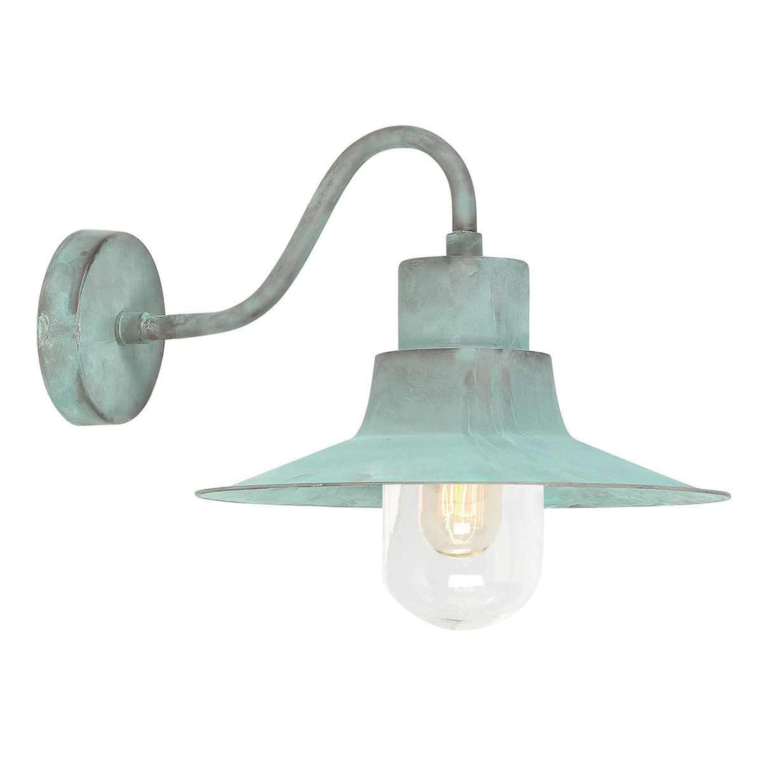 Norlys Sheldon 1 Light Wall Lantern SHELDON-V Verdigris