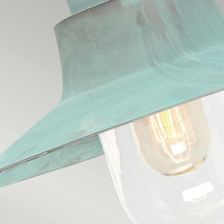 Norlys Sheldon 1 Light Wall Lantern SHELDON-V Verdigris