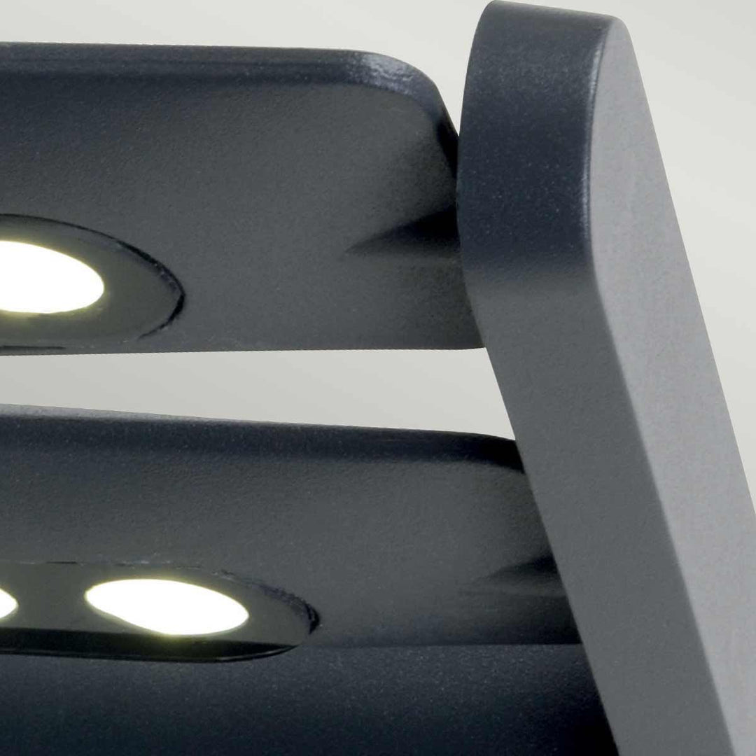 Norlys Sigmund 6 Light Wall Light SIGMUND-6W Graphite