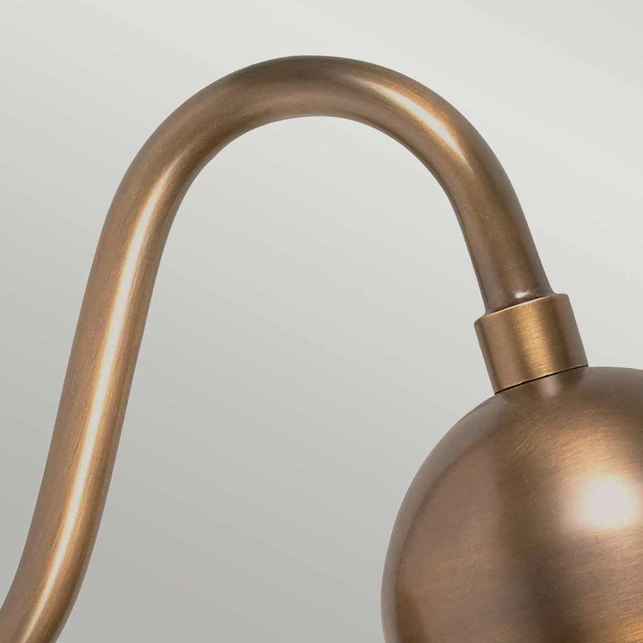 Norlys Somerton 1 Light Wall Lantern SOMERTON-BR Aged Brass