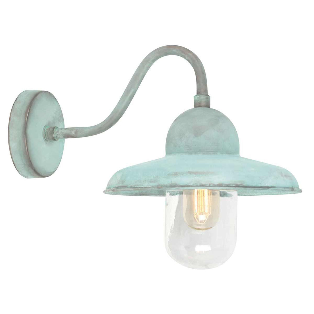 Norlys Somerton 1 Light Wall Lantern SOMERTON-V Verdigris