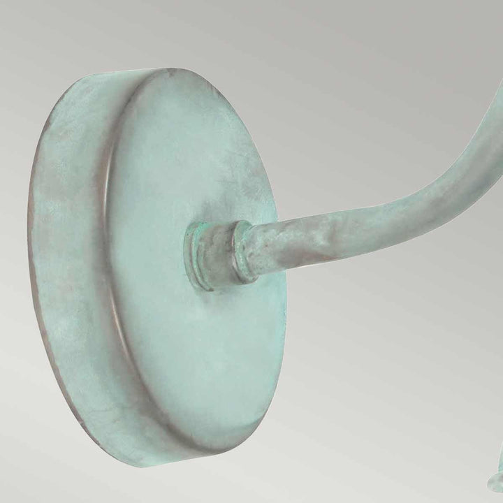 Norlys Somerton 1 Light Wall Lantern SOMERTON-V Verdigris