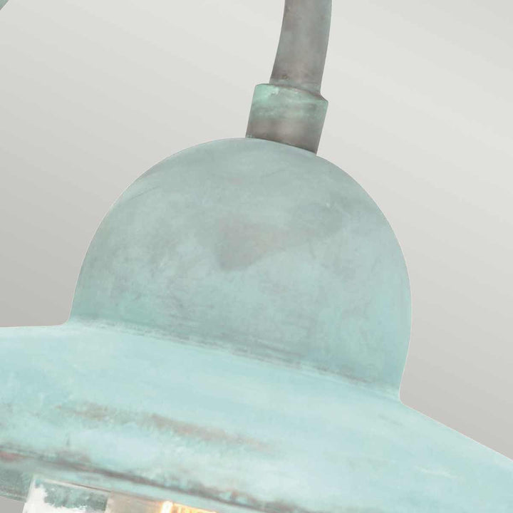 Norlys Somerton 1 Light Wall Lantern SOMERTON-V Verdigris
