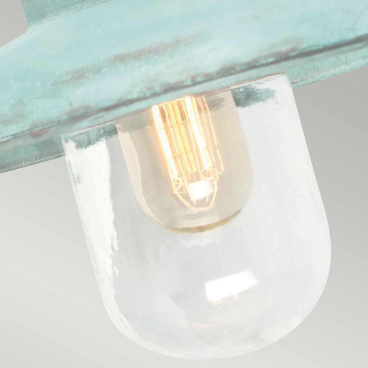 Norlys Somerton 1 Light Wall Lantern SOMERTON-V Verdigris