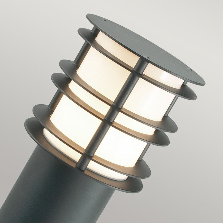 Elstead Lighting Stockholm 1 Light Large Bollard - Black ST-BOL-L-E27-BLK Black