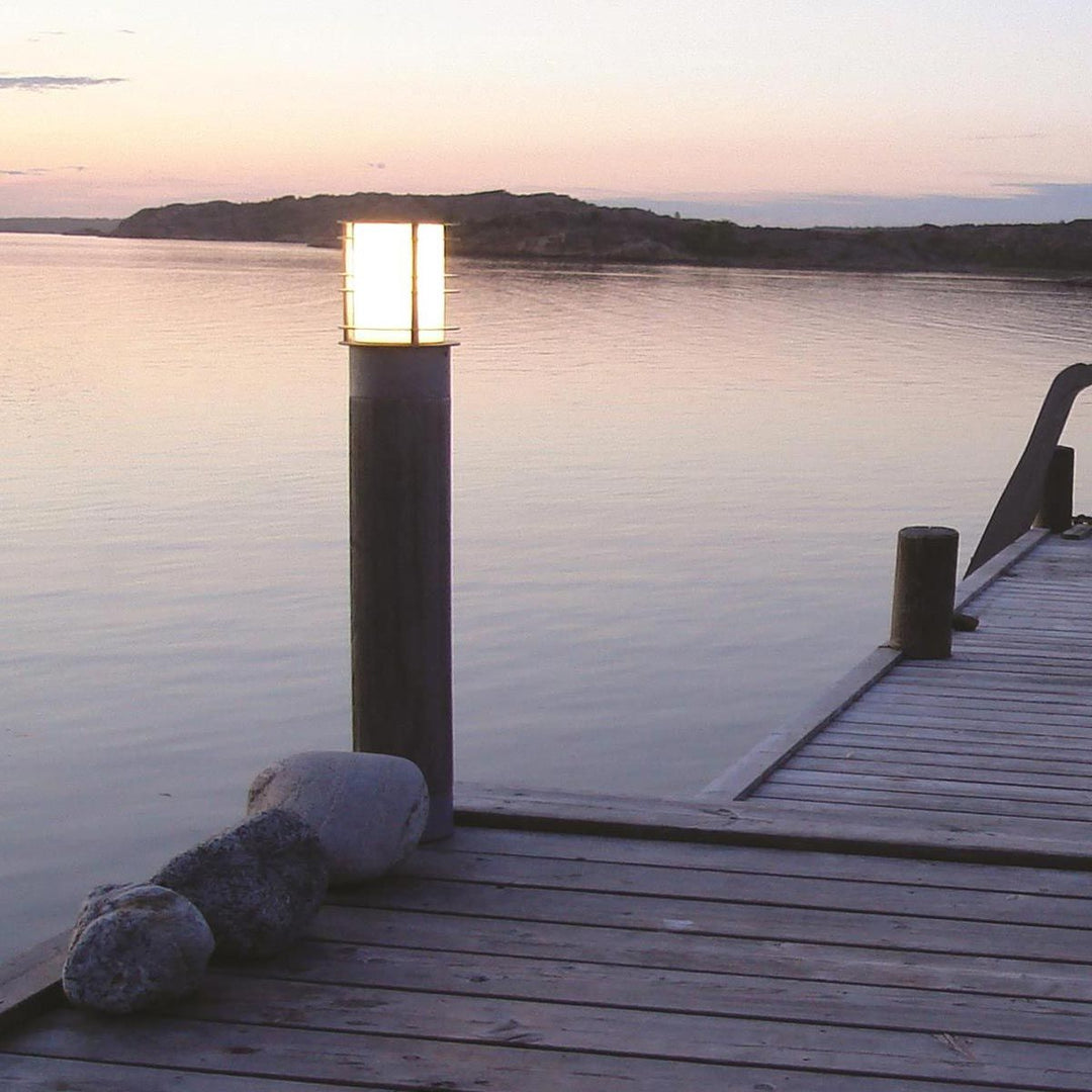 Elstead Lighting Stockholm 1 Light Large Bollard - Black ST-BOL-L-E27-BLK Black