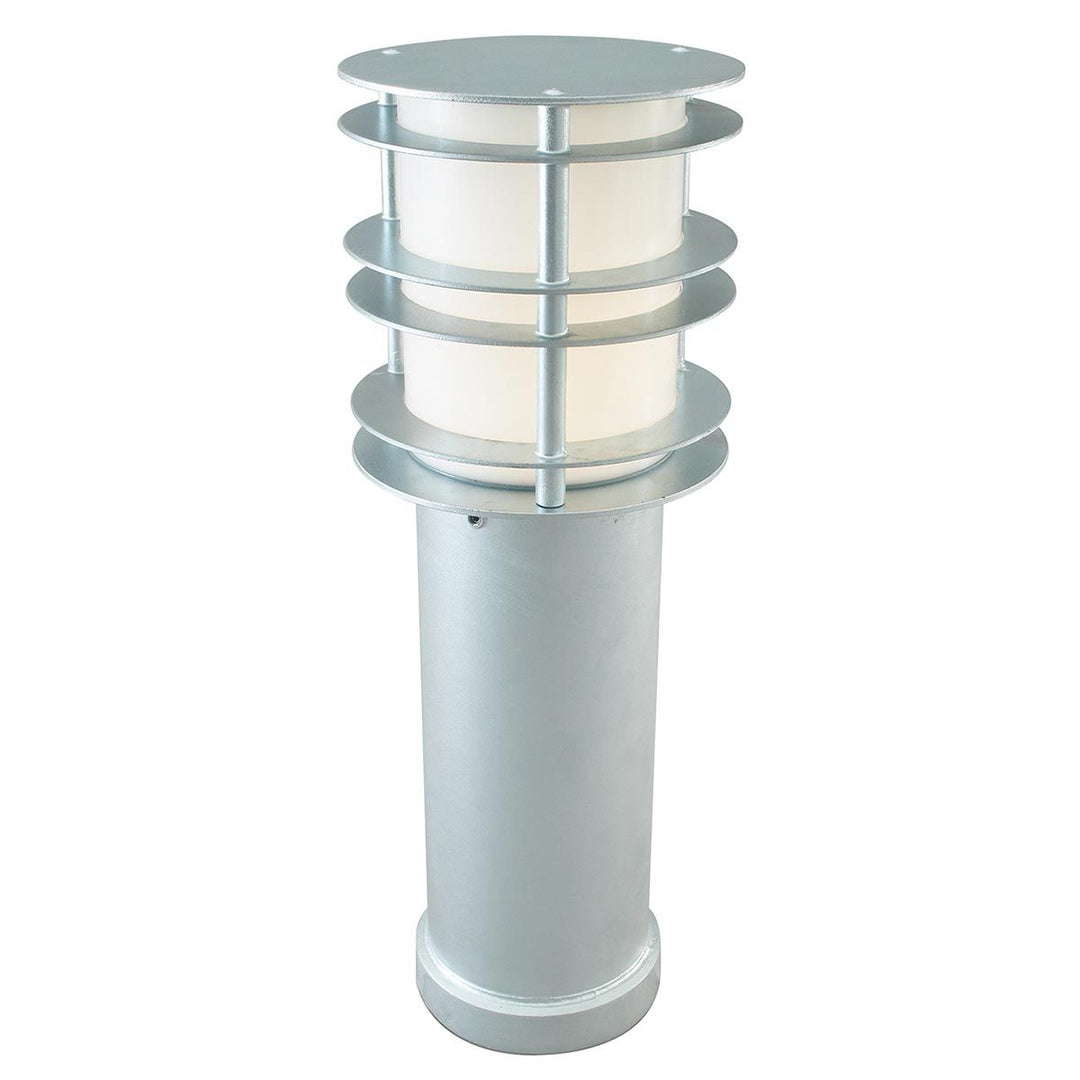 Elstead Lighting Stockholm Medium Bollard Galvanised       ST-BOL-M-E27-GAL Galvanised