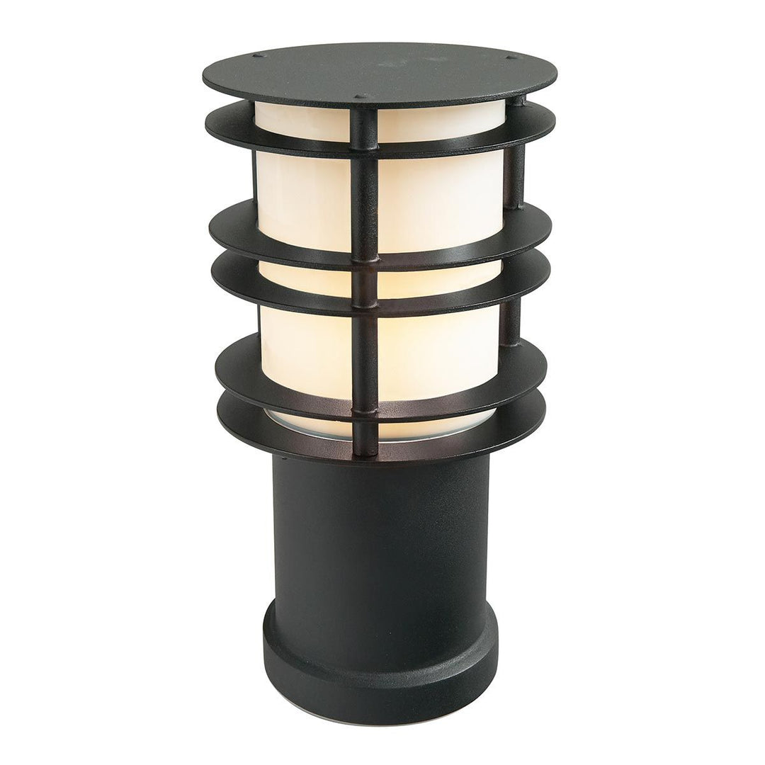 Elstead Lighting Stockholm 1 Light Small Bollard - Black ST-BOL-S-E27-BLK Black
