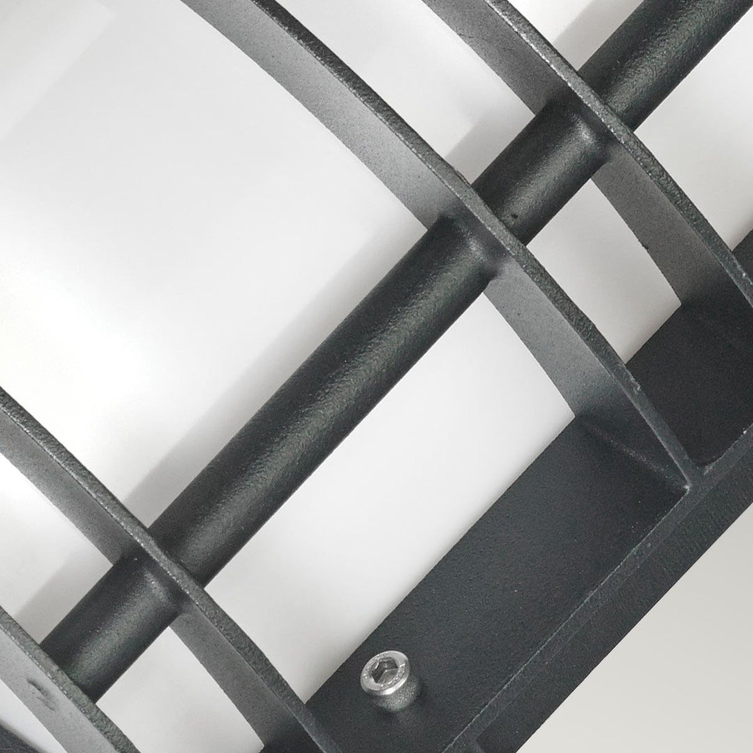 Elstead Lighting Stockholm 1 Light Flush Light - Black With Opal Glass ST-FLU-E27-BLK-O Black