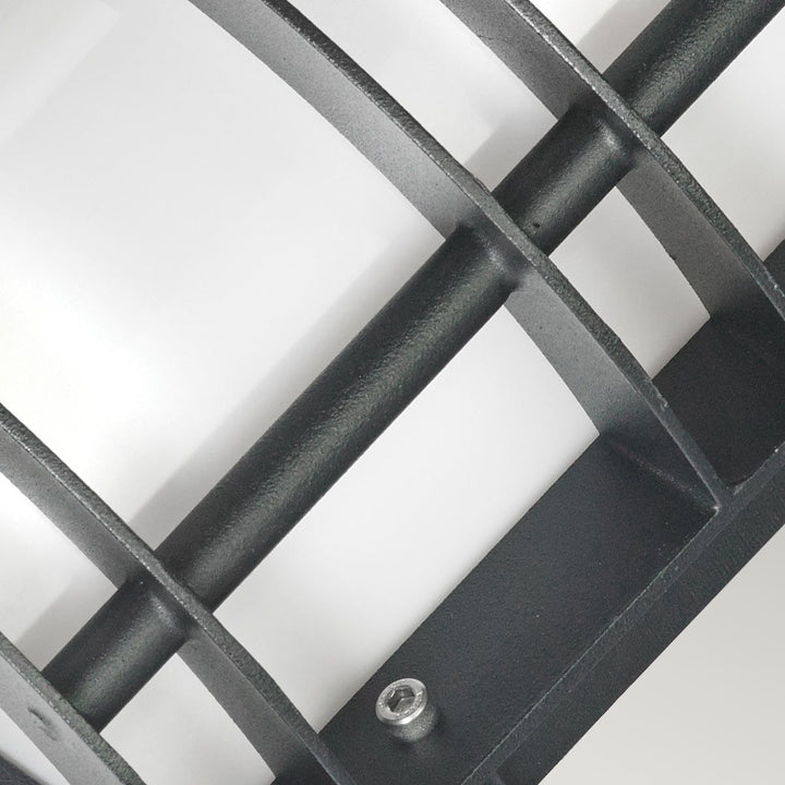 Elstead Lighting Stockholm 1 Light Flush Light - Black With Opal Glass ST-FLU-E27-BLK-O Black