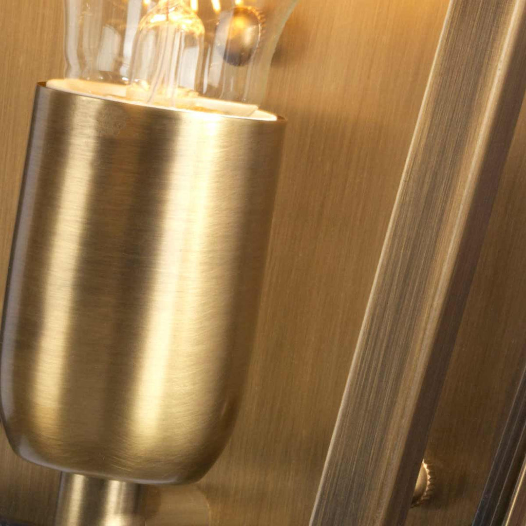 Norlys St James 1 Light Wall Lantern - Brass ST-JAMES-BRASS Aged Brass