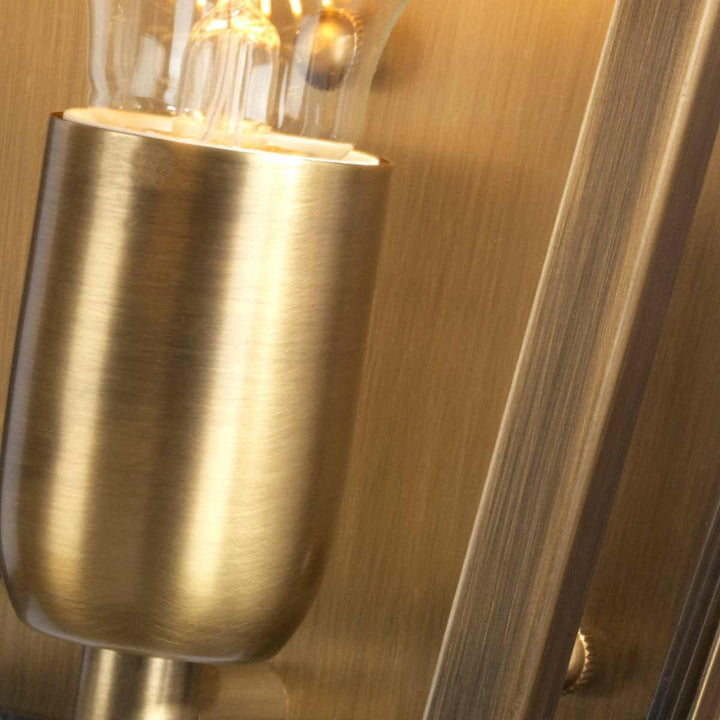 Norlys St James 1 Light Wall Lantern - Brass ST-JAMES-BRASS Aged Brass