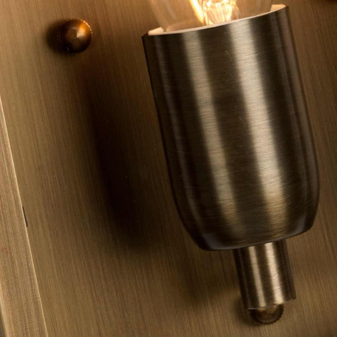 Norlys St Martins 1 Light Wall Lantern  ST-MARTINS-BR Aged Brass
