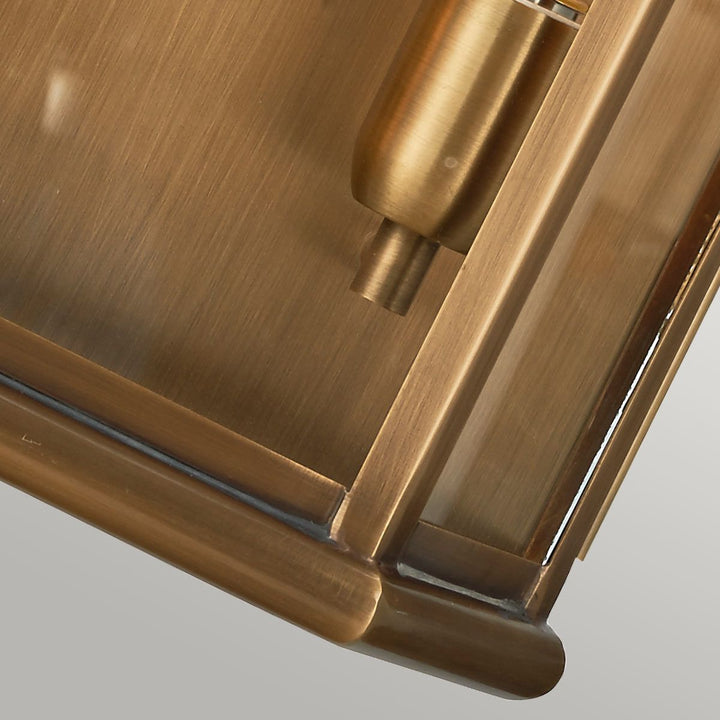 Norlys St Martins 2 Light Large Wall Lantern ST-MARTINS-L-BR Aged Brass