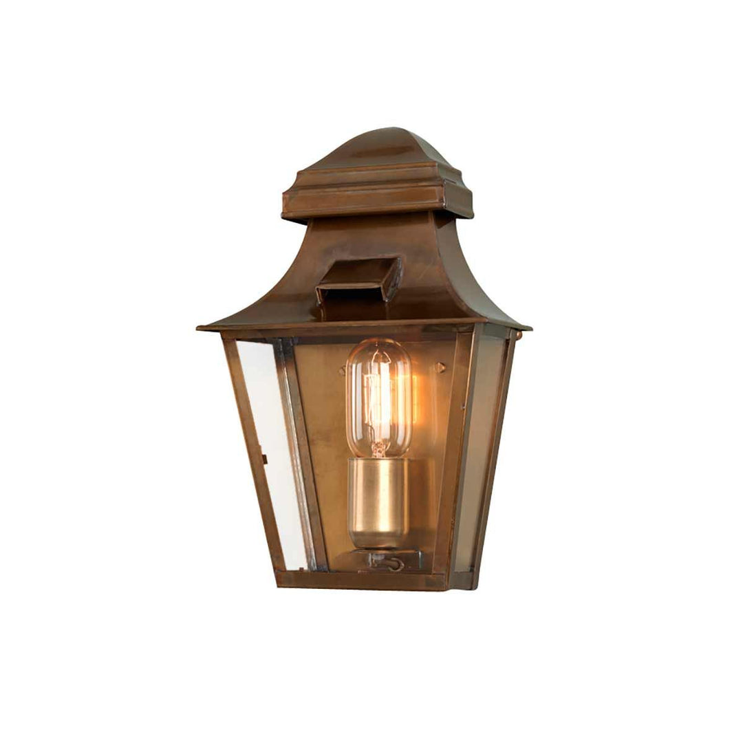 Norlys St Pauls 1 Light Wall Lantern ST-PAULS-BRASS Aged Brass