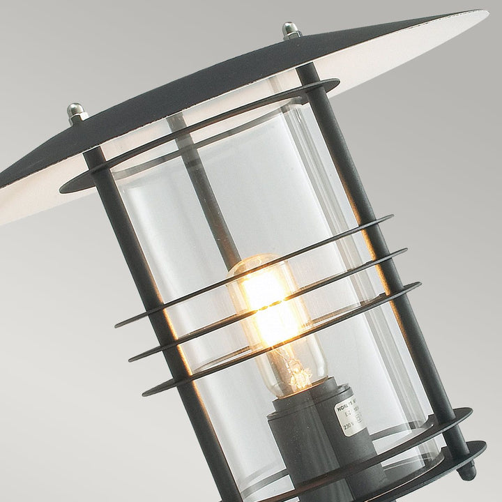 Elstead Lighting Stockholm 1 Light Grande Wall Lantern - Black  ST1-G-BLK Black