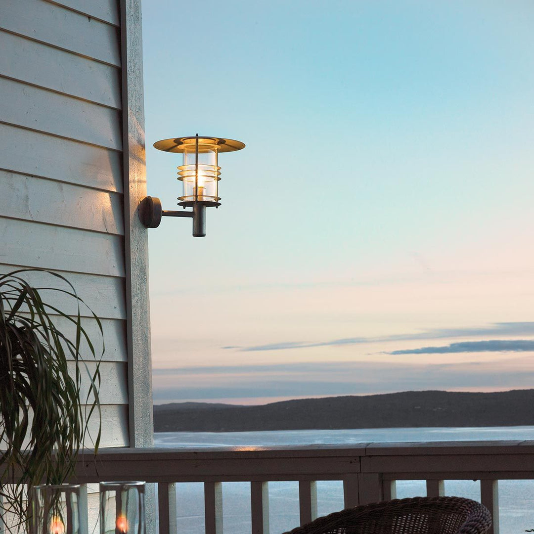 Elstead Lighting Stockholm 1 Light Grande Wall Lantern - Galvanised  ST1-G-GAL Galvanised
