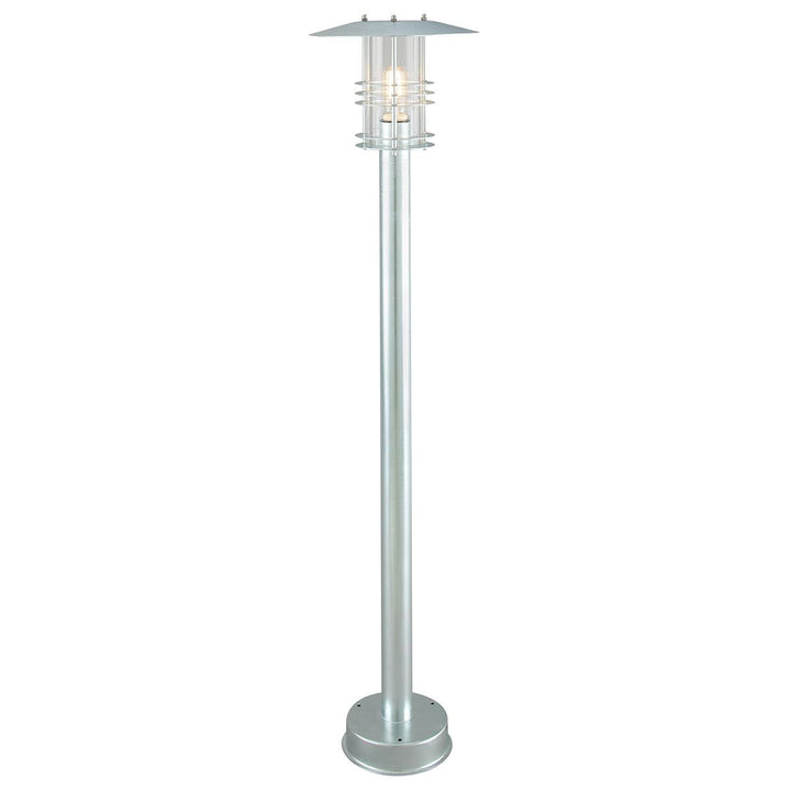 Elstead Lighting Stockholm 1 Light Pillar - Galvanised ST4-GALVANIZED Galvanised