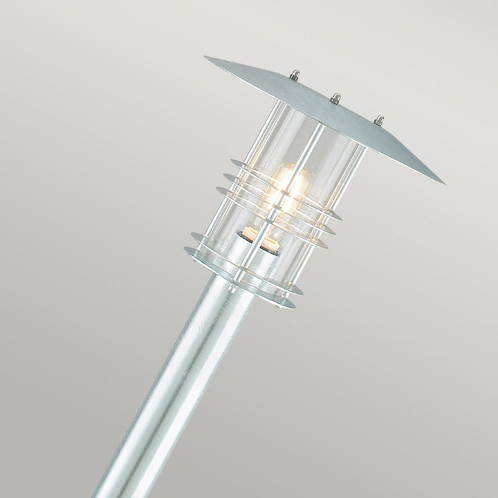 Elstead Lighting Stockholm 1 Light Pillar - Galvanised ST4-GALVANIZED Galvanised