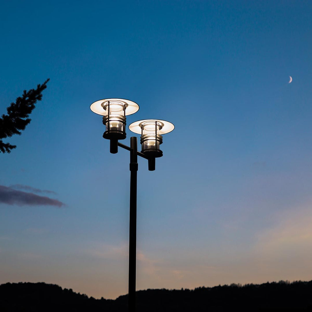 Elstead Lighting Stockholm 2 Light Twin Lamp Post - Black  ST6-BLACK Black