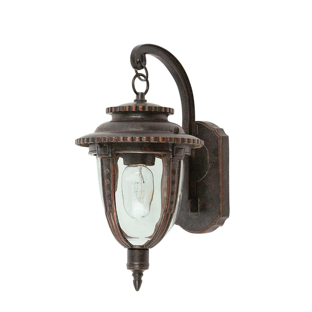 Norlys St Louis 1 Light Medium Wall Lantern STL2-M-WB Weathered Bronze