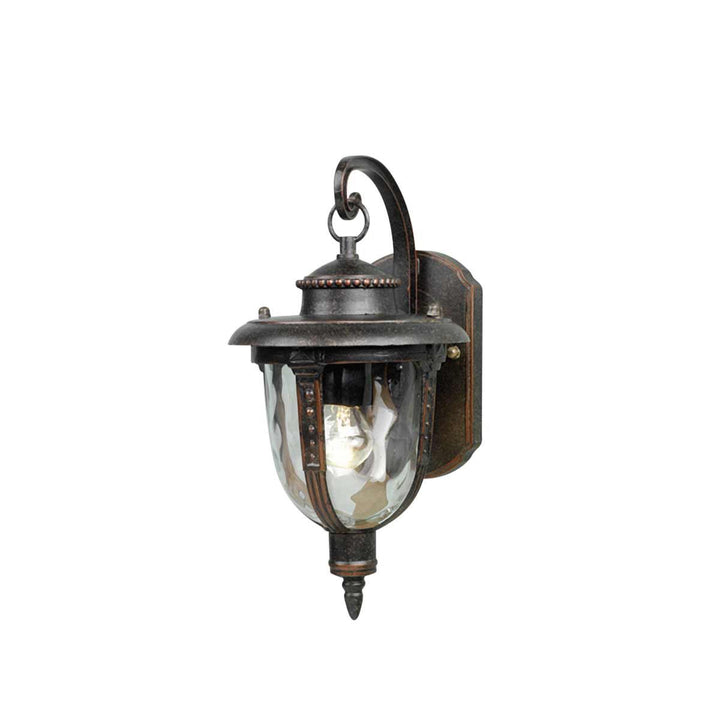 Norlys St Louis 1 Light Small Wall Lantern STL2-S-WB Weathered Bronze