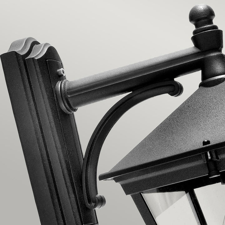 Elstead Lighting Turin 1 Light Down Wall Lantern - Black  T2-BLACK Black